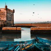 Historical fortress at Essaouira's harbor, timeless Mogador beauty