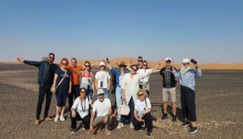 A group tour in Merzouga Desert experience 2 days tour from Fes to Marrakech