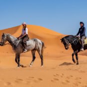 Horseback riding in Merzouga