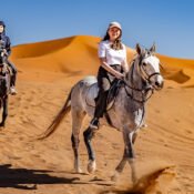 Horseback riding in Merzouga